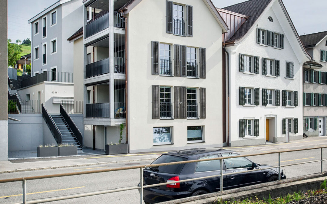 Neubau mit Tiefgarage in historischem Ortskern